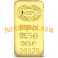 250 Gram 24 Ayar Külçe Altın